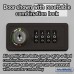 Salsbury Cell Phone Storage Locker - 4 Door High Unit (5 Inch Deep Compartments) - 20 A Doors - Aluminum - Recessed Mounted - Resettable Combination Locks  19045-20ARC